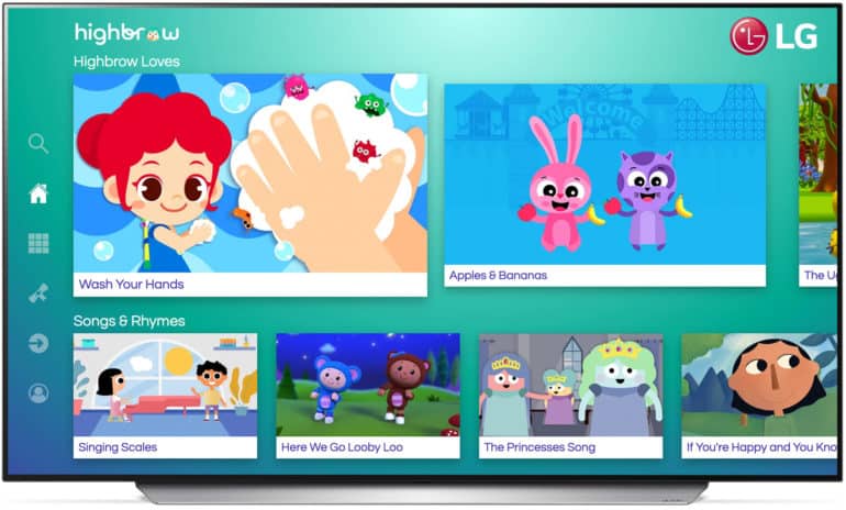 LG and Highbrow deliver expertly-curated educational TV content to young learners