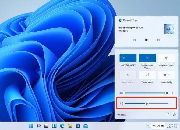 The easy way to change the brightness on your Windows 11 PC