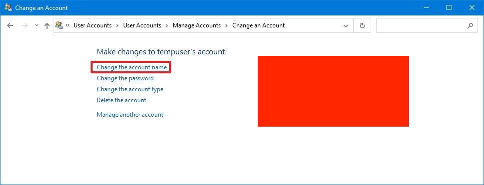 How to change the username on Windows 11