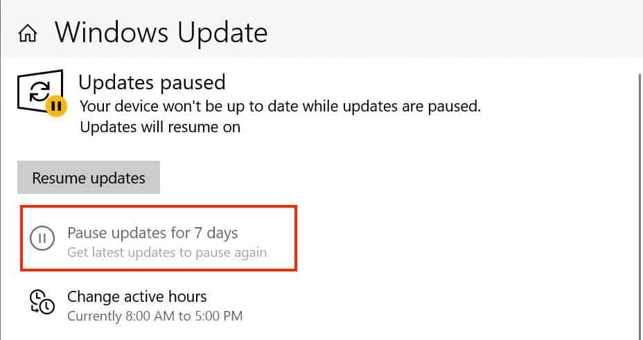 How to stop Windows 11 updates