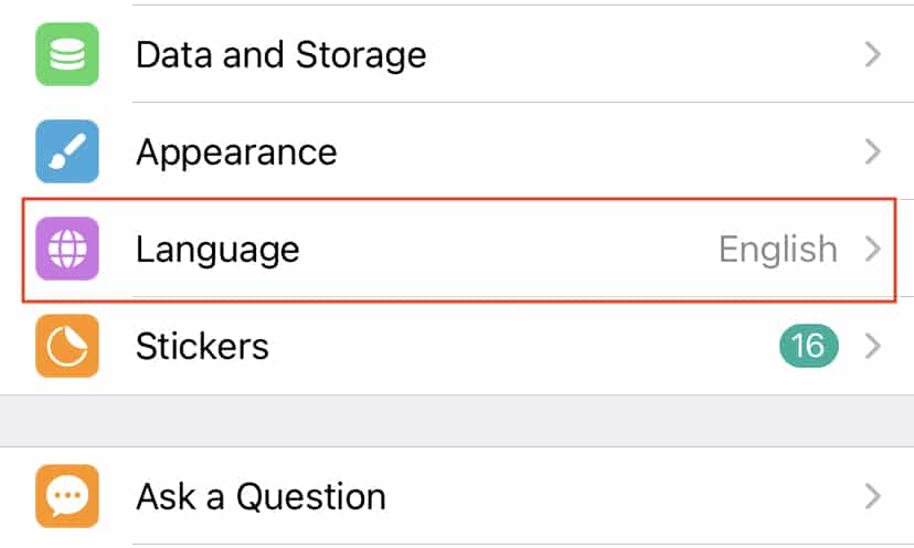 כיצד לשנות את השפה ב- Telegram Messenger