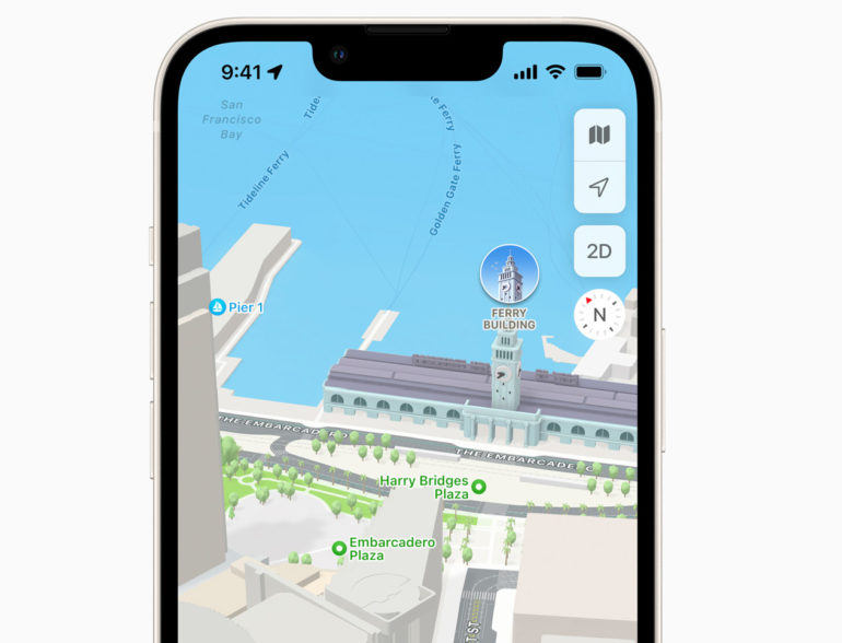 Apple Maps introduces 3D street-level and 360-degree view to explore major cities.