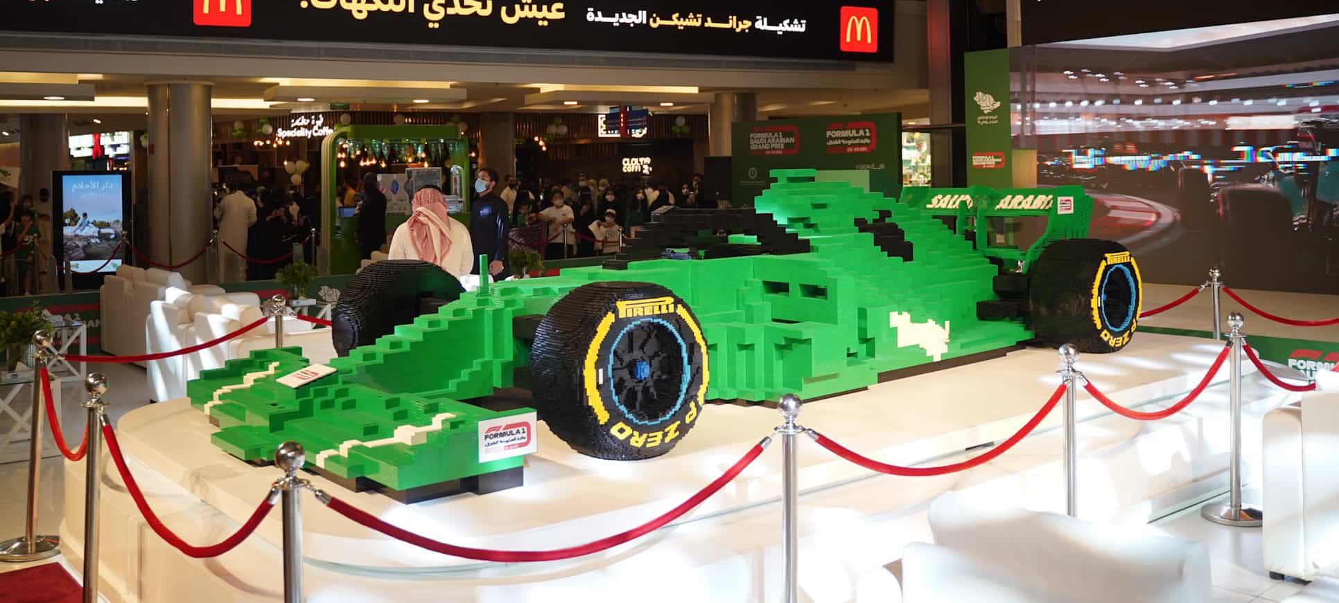 World's Largest LEGO Brick Build of a Formula 1 Car Unveiled