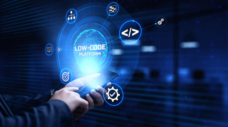 Quick Application Development by Users through Low-Code Platforms