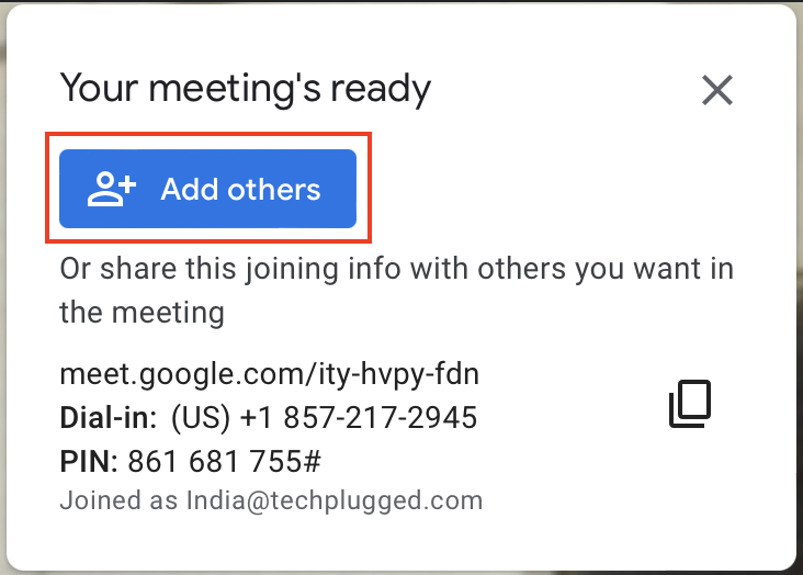 Memulai Google Meet