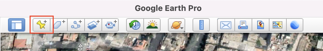 How to set markers on Google Earth