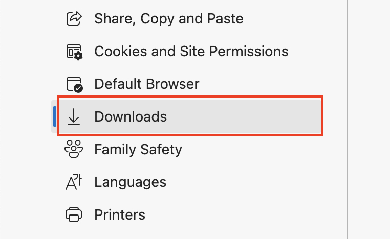 How to open downloaded documents within Microsoft Edge
