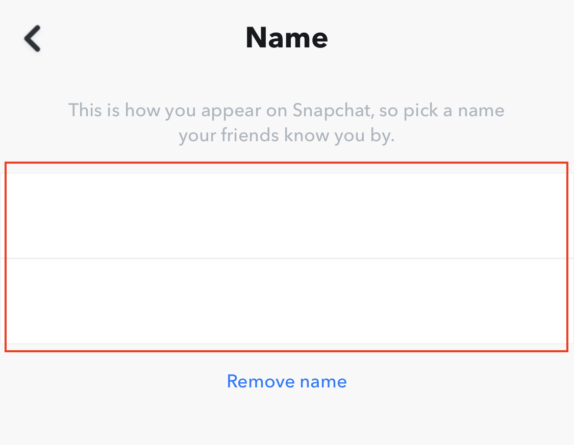 How to change the display name of your Snapchat account
