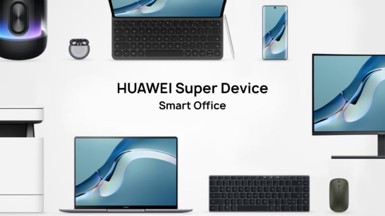 Huawei introduces super device smart office products