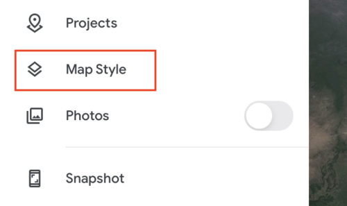 How to enable country lines on google earth