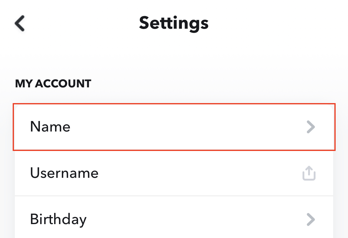 How to change the display name of your Snapchat account