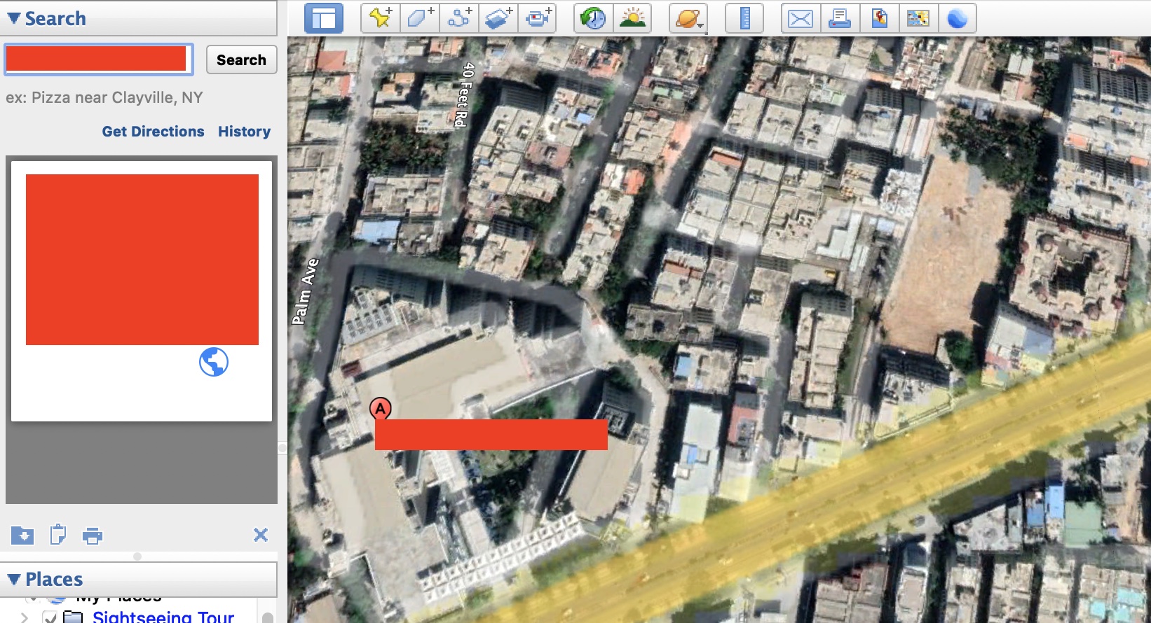 How to set markers on Google Earth