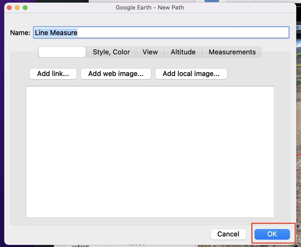 How to get the elevation on Google Earth