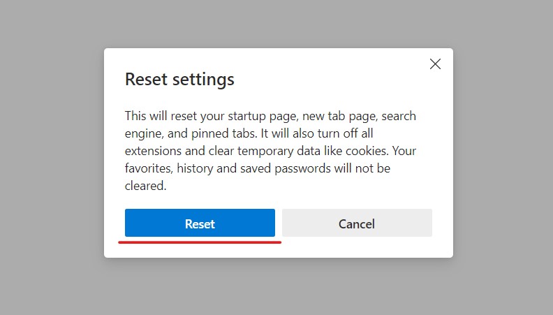 The quick and easy way to restore Microsoft Edge