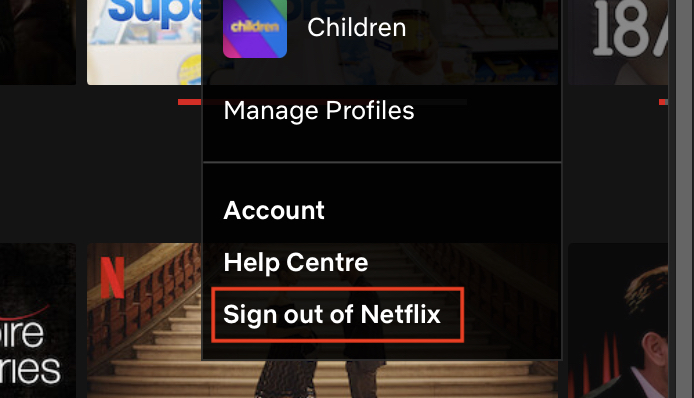 How to sign out of Netflix