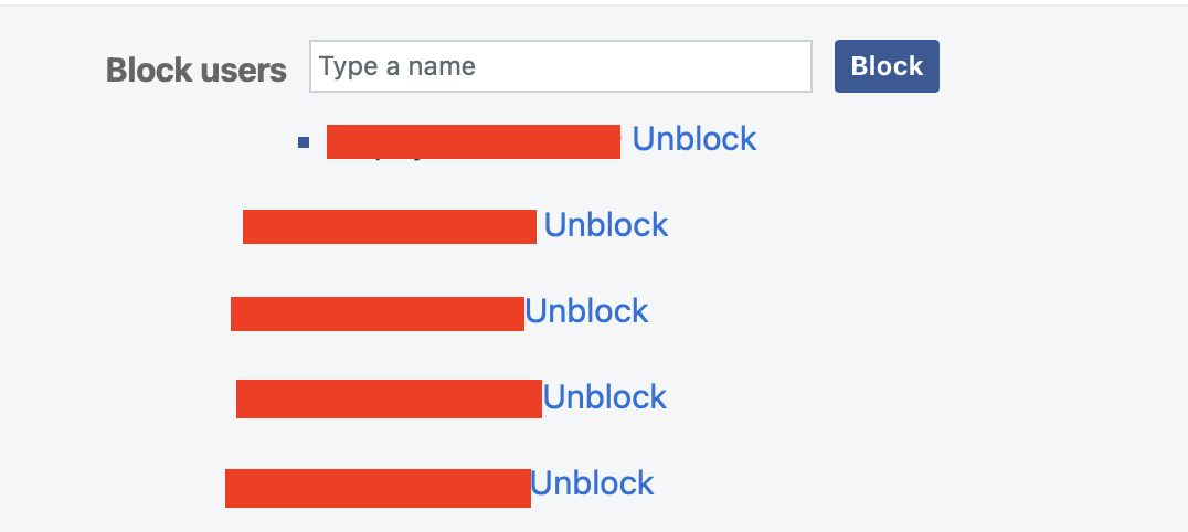 How to unblock someone on Facebook