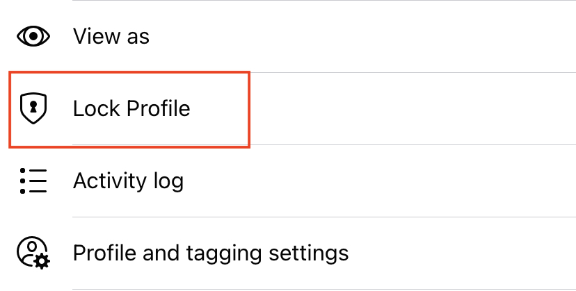 How to lock your profile on Facebook