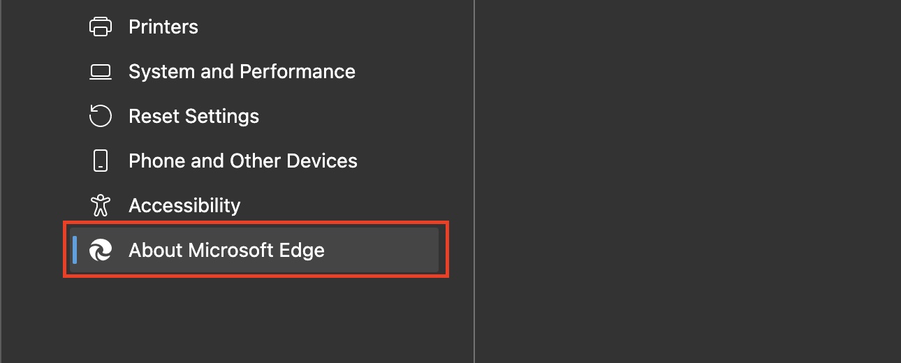 How to check if the Microsoft Edge browser is up to date
