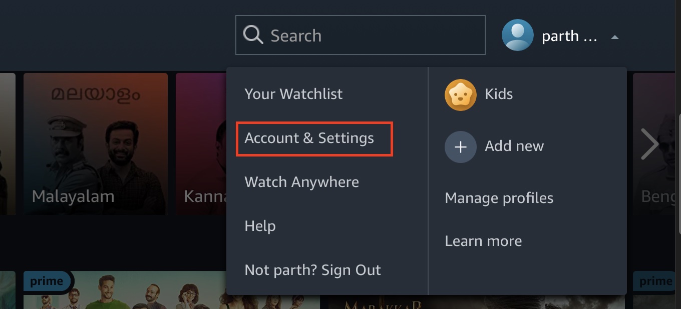 How to disable purchases on Amazon Prime Video