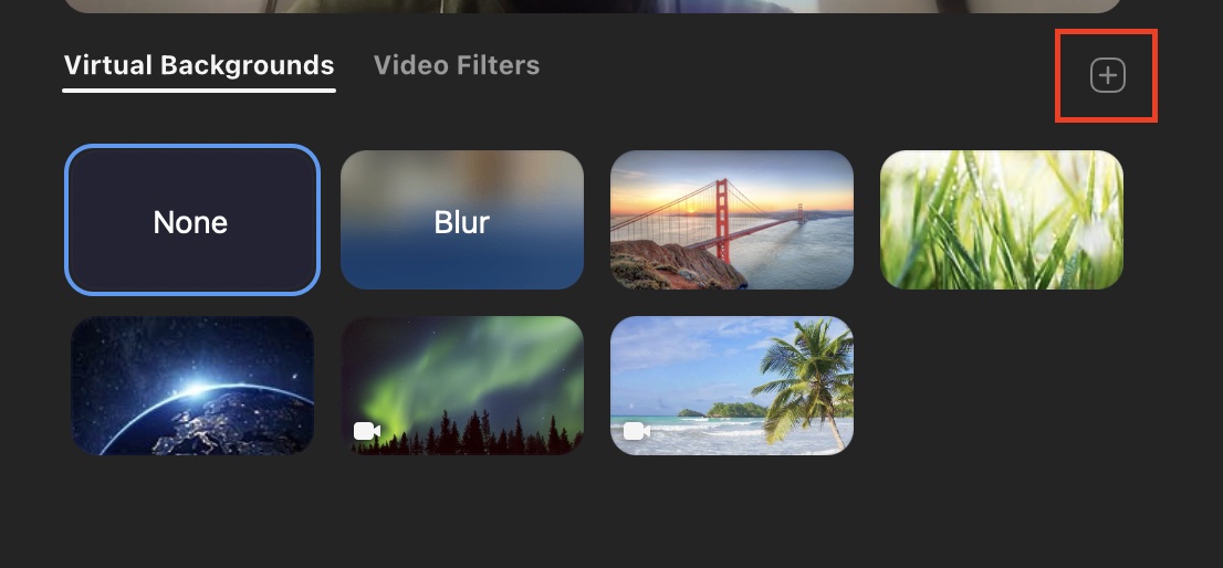 How to set a background for your Zoom Video conference