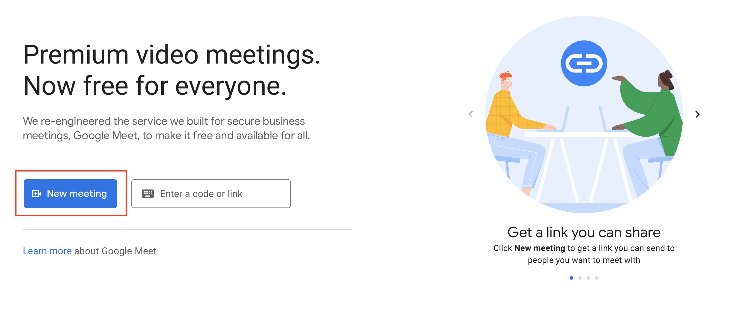 Google Meet konfransını necə tez qurmaq olar