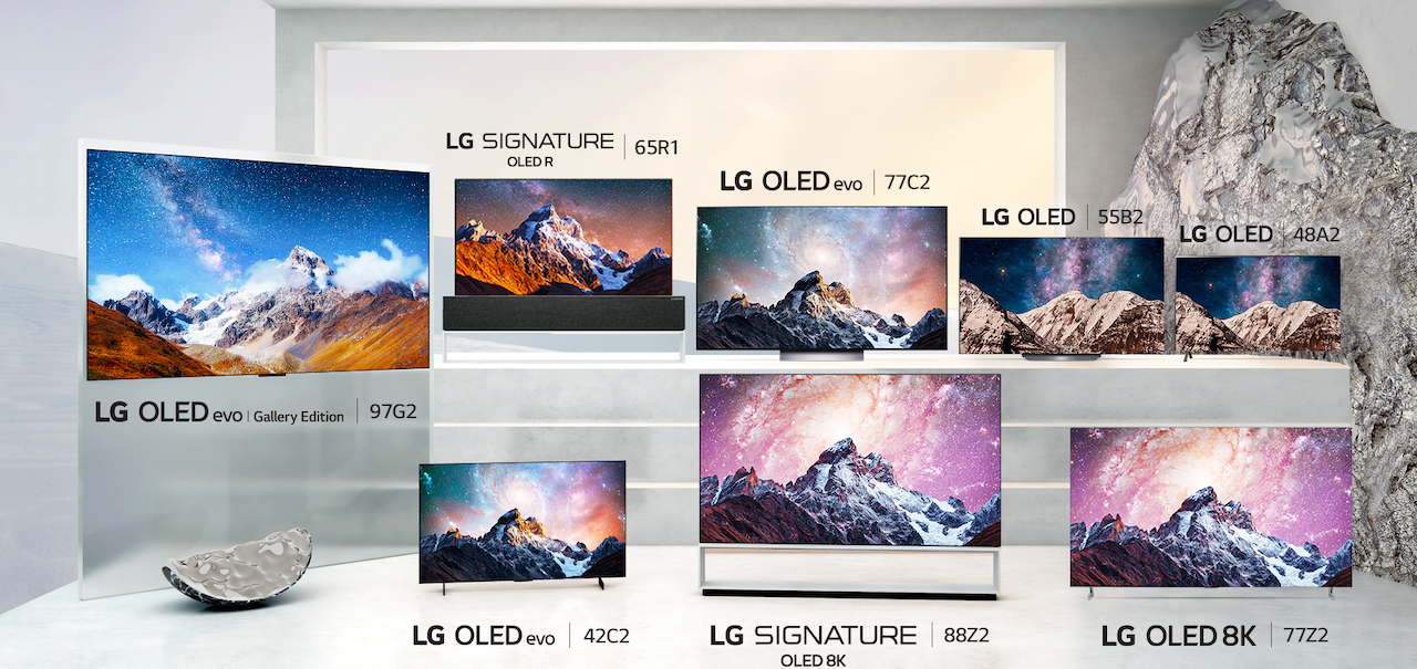 LG unveils their next generation OLED TVs