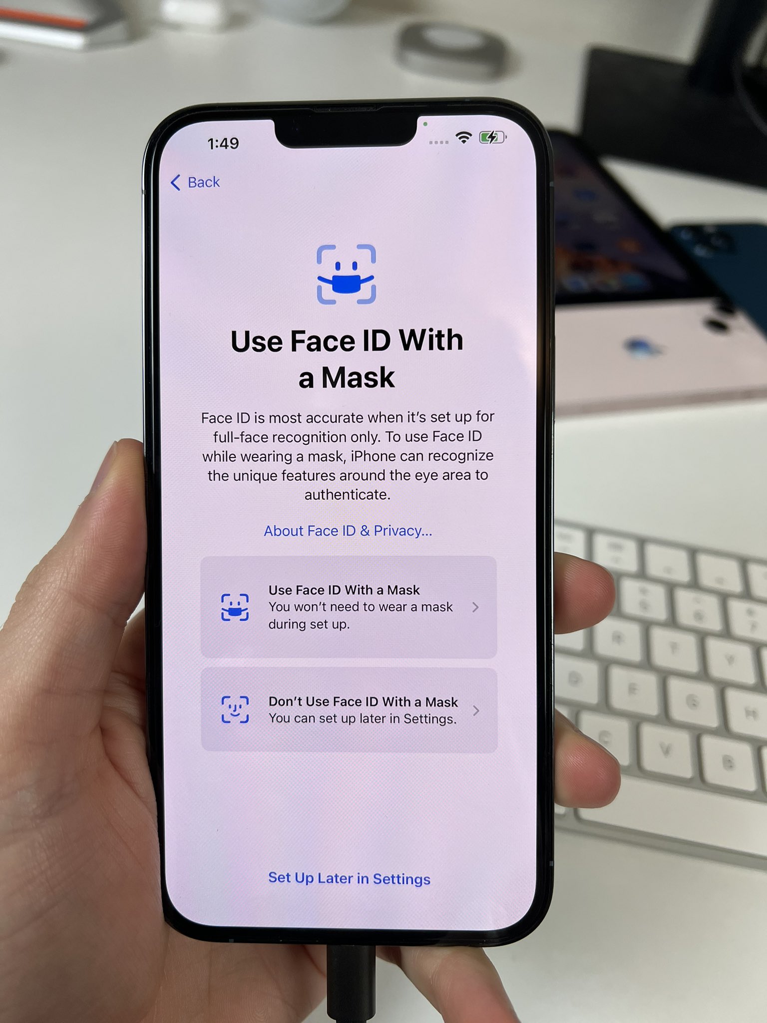 Apple Face ID will soon allow you to unlock your device while wearing a mask