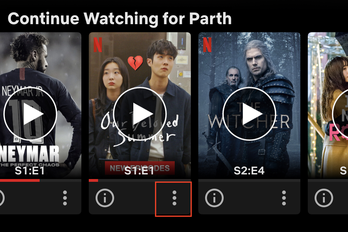 How to remove content from your continue watching list on Netflix