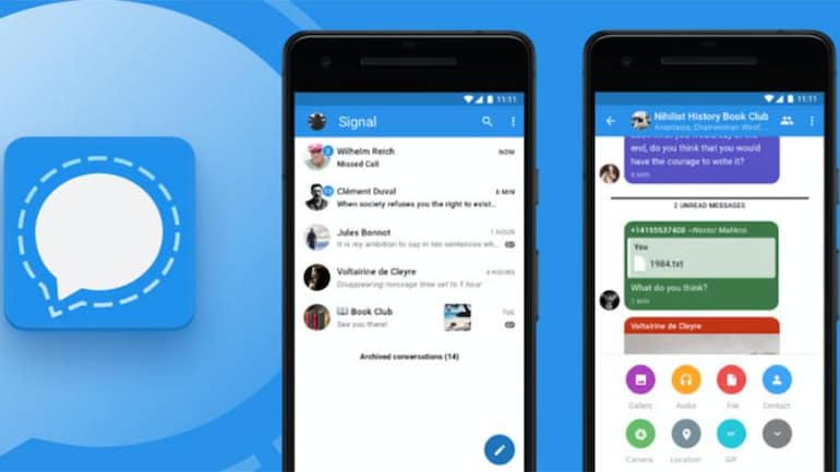 Easily clear the chat history on Signal Messenger