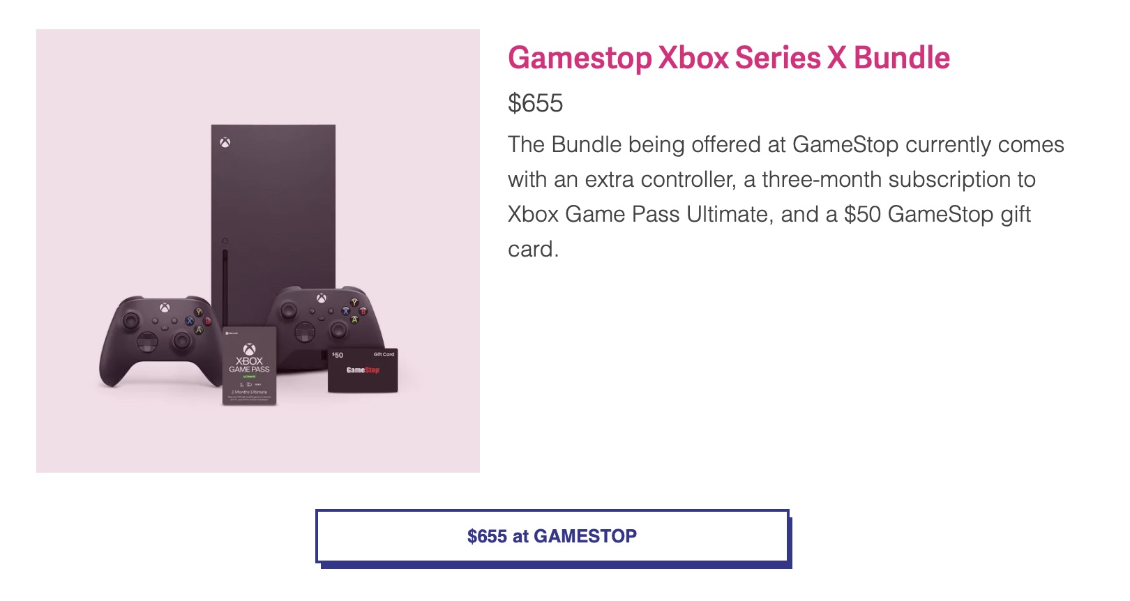 Xbox Series X Bundle now available on Gamestop for PowerUp Pro Members