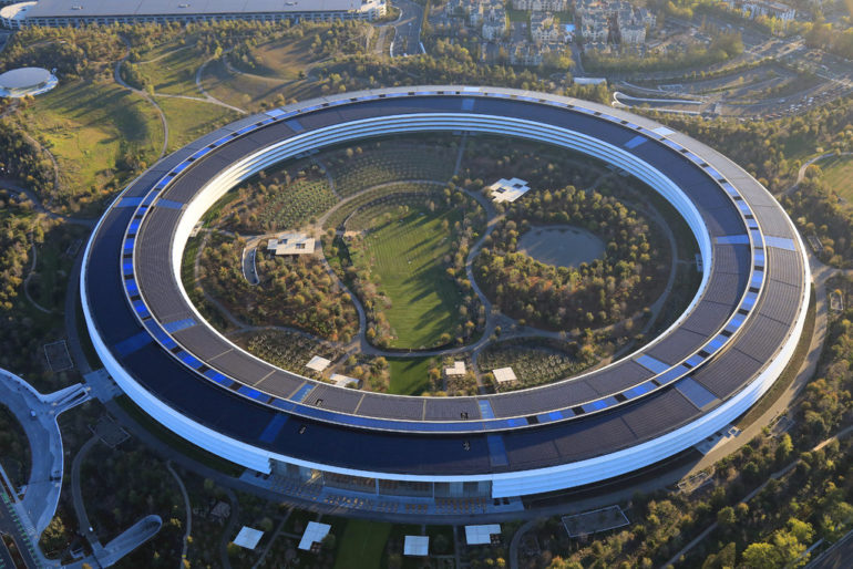 Apple Park was evacuated in part after an envelope containing a white powder material was discovered