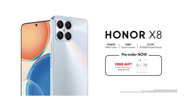 HONOR introduces HONOR X8 with RAM Turbo Technology and Stunning Display