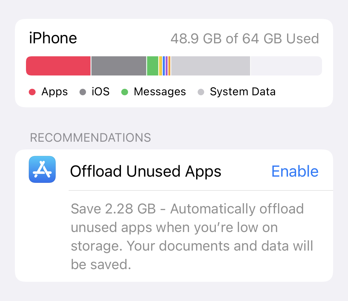 When your iPhone's storage space is running out, here's how to free it up