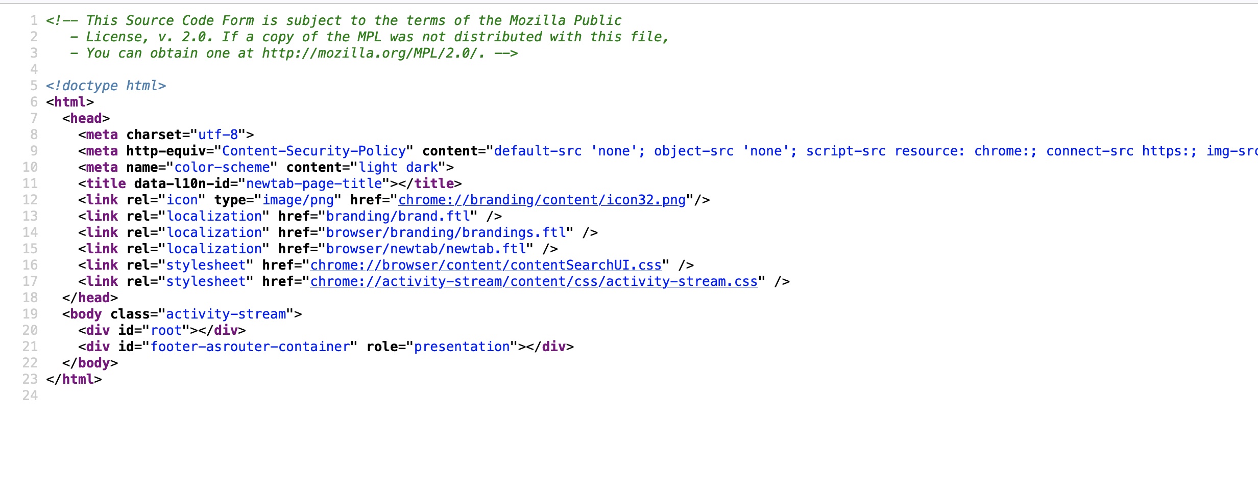 How to view the source code for a web page using the Firefox browser