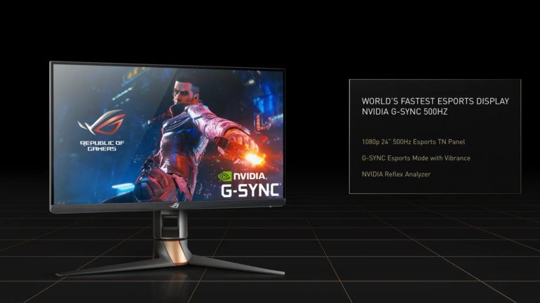 Asus has announced the release of the world's first 500Hz Nvidia G-Sync gaming monitor