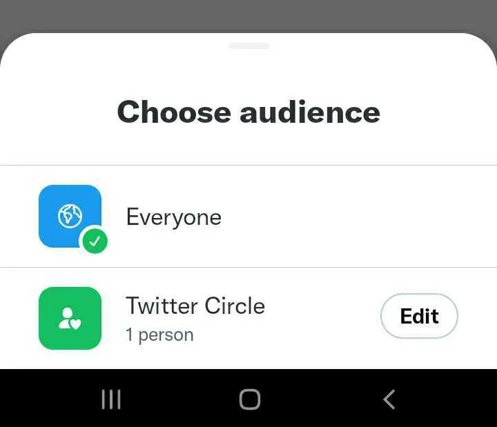 Twitter Circle may be expanding to include more users