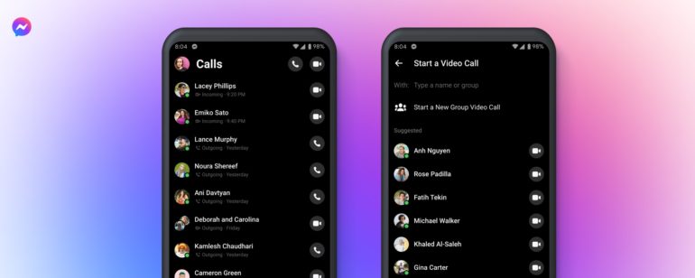 Meta's Messenger app for iOS and Android now includes a new Calls tab