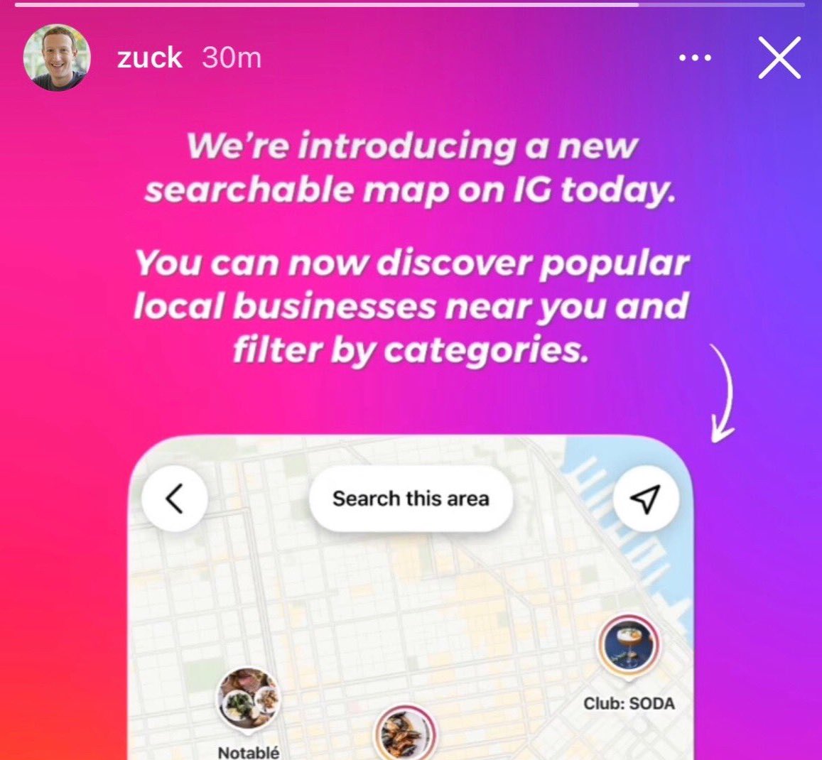 Instagram is attempting to make it easier to locate nearby businesses