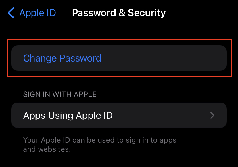 The quick and easy way to change your Apple ID Password