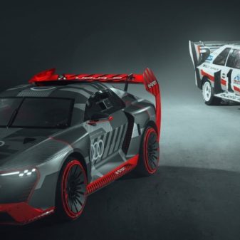 Audi's bespoke electric S1 'Hoonitron' will make a stop in the United States for Monterey Car Week