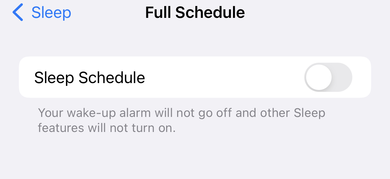 The step by step guide to set up sleep schedules on iOS