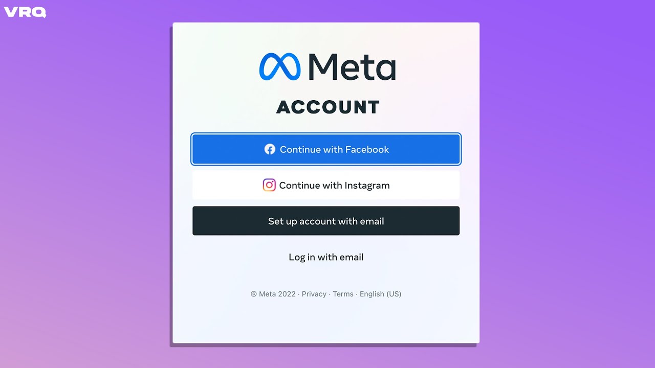 How to Change Your Quest Account from Facebook to Meta