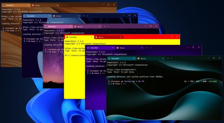 Windows Terminal now enables colourful themes for personalising your development environment