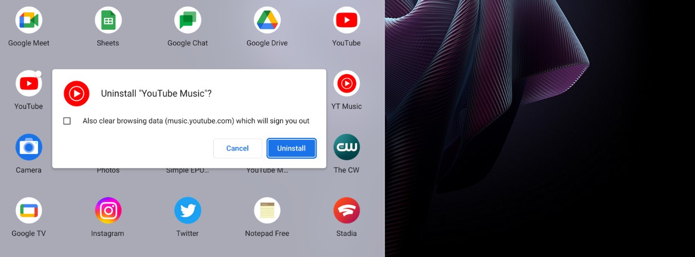 How to easily uninstall apps on Chromebook