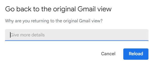 How to quickly and easily revert back to the old Gmail Look