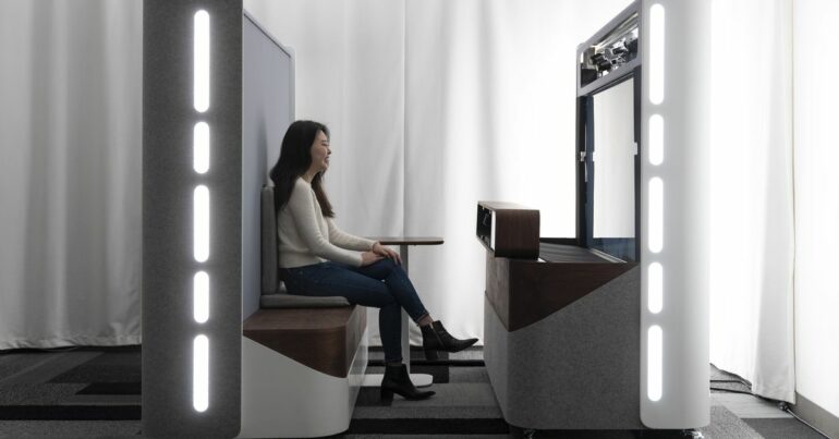 Google will soon begin field testing Project Starline video chat booths
