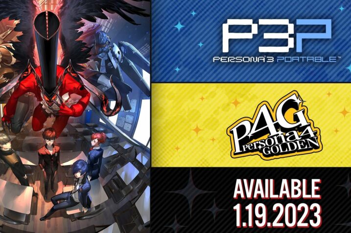 Persona 4 Golden and Persona 3 Portable will be released on current consoles in January 2023