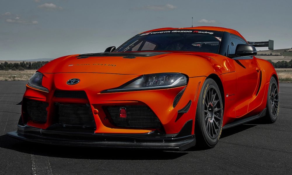 The Toyota GR Supra GT4 Evo race car has been unveiled, and it is ...