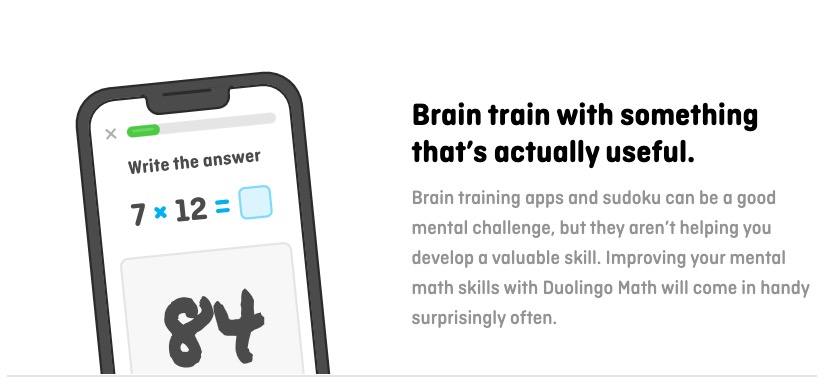 Duolingo's free Math app is now available on iOS