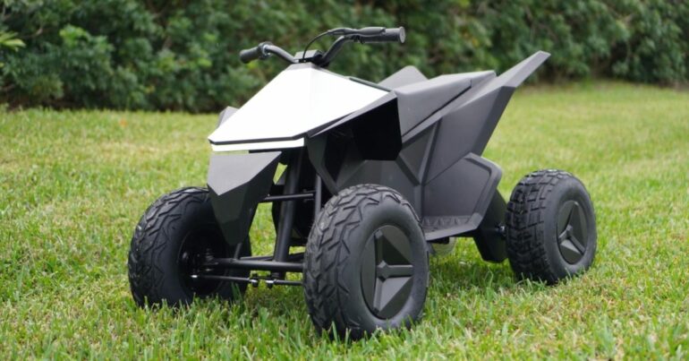 Tesla Cyberquad for Kids has been recalled owing to breaches of federal safety standards